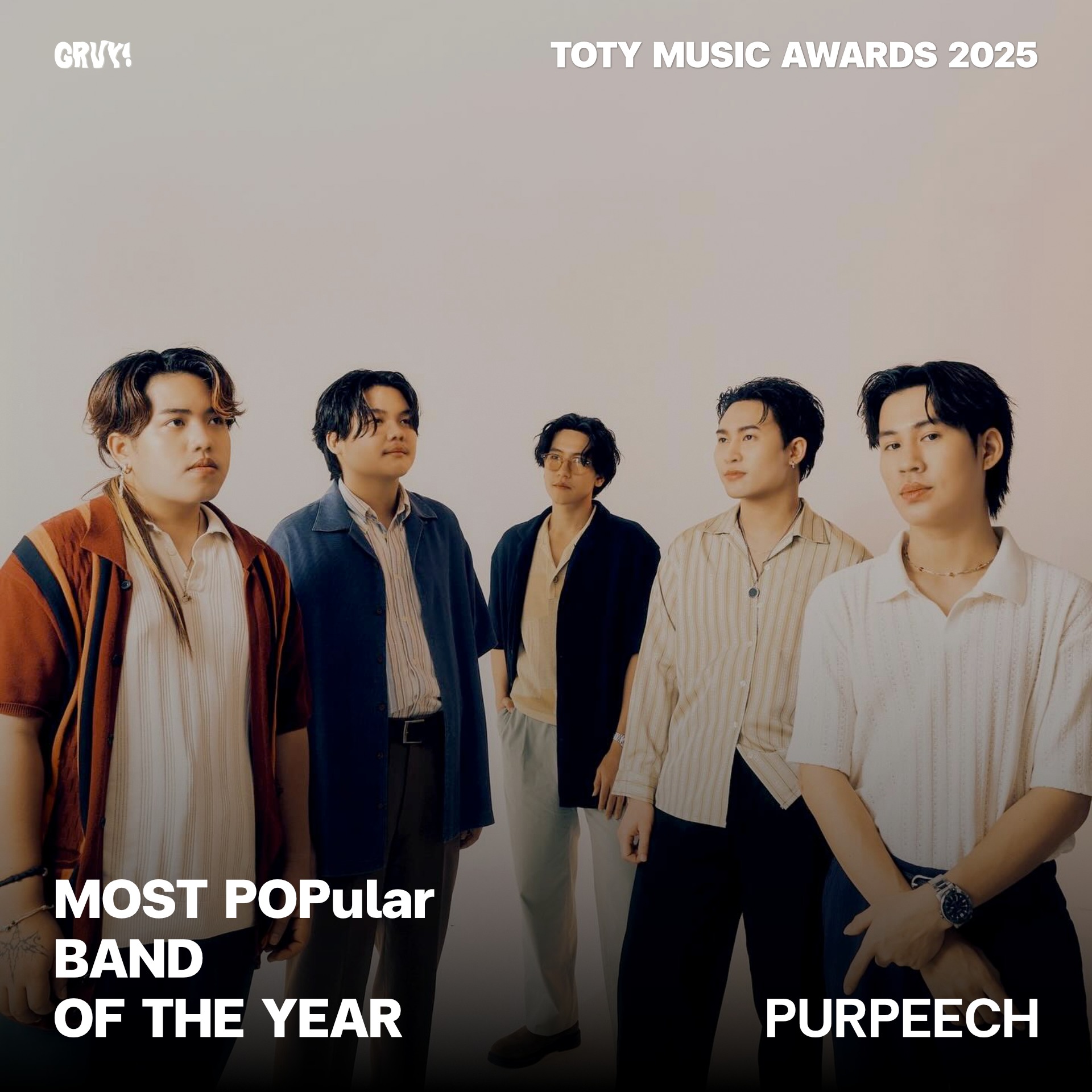 ภาพบรรยากาศ สรุปผลรางวัล TOTY MUSIC AWARDS T-POP STAGE 2025 ลำดับที่ 23
