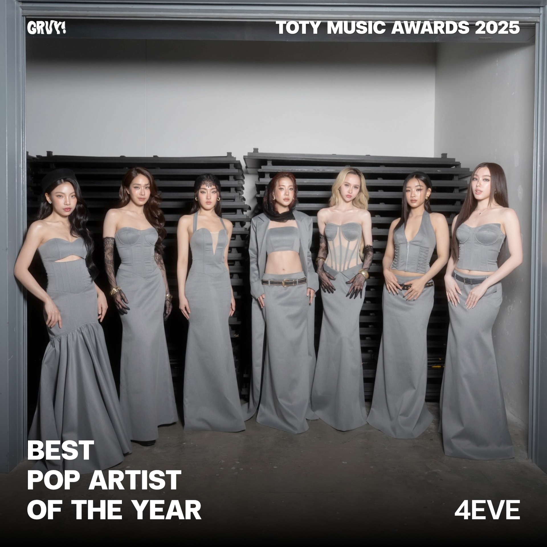 ภาพบรรยากาศ สรุปผลรางวัล TOTY MUSIC AWARDS T-POP STAGE 2025 ลำดับที่ 15