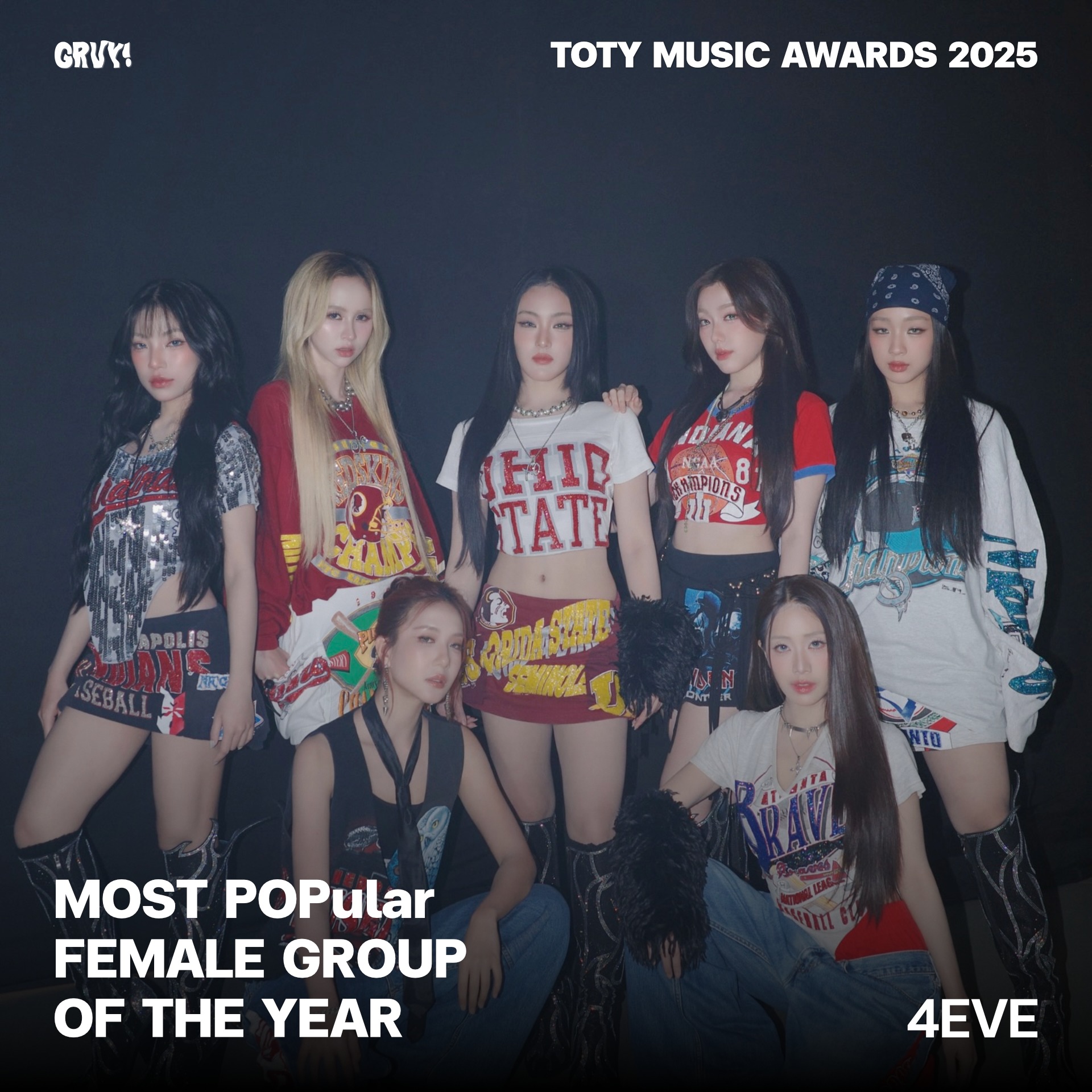 ภาพบรรยากาศ สรุปผลรางวัล TOTY MUSIC AWARDS T-POP STAGE 2025 ลำดับที่ 24