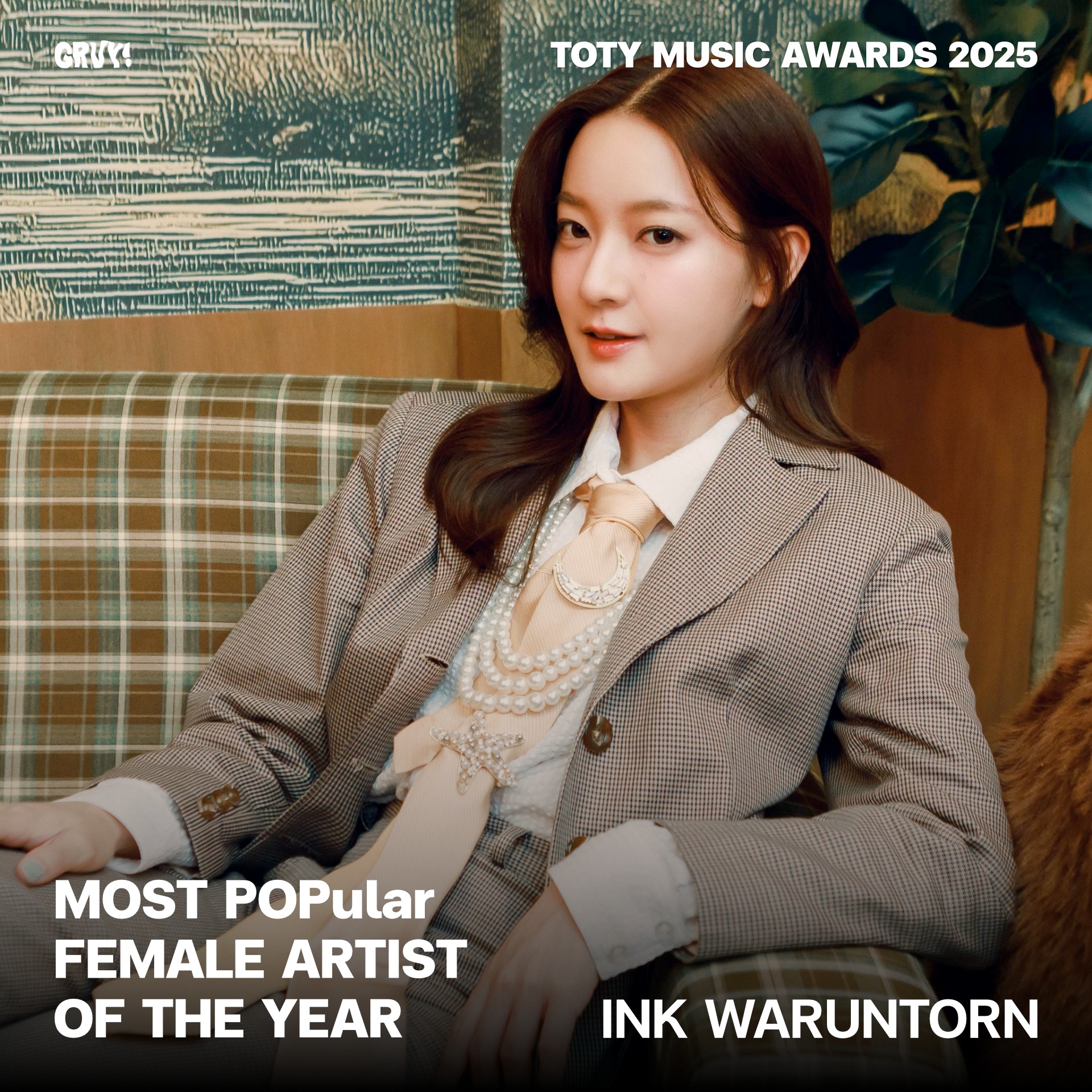 ภาพบรรยากาศ สรุปผลรางวัล TOTY MUSIC AWARDS T-POP STAGE 2025 ลำดับที่ 26