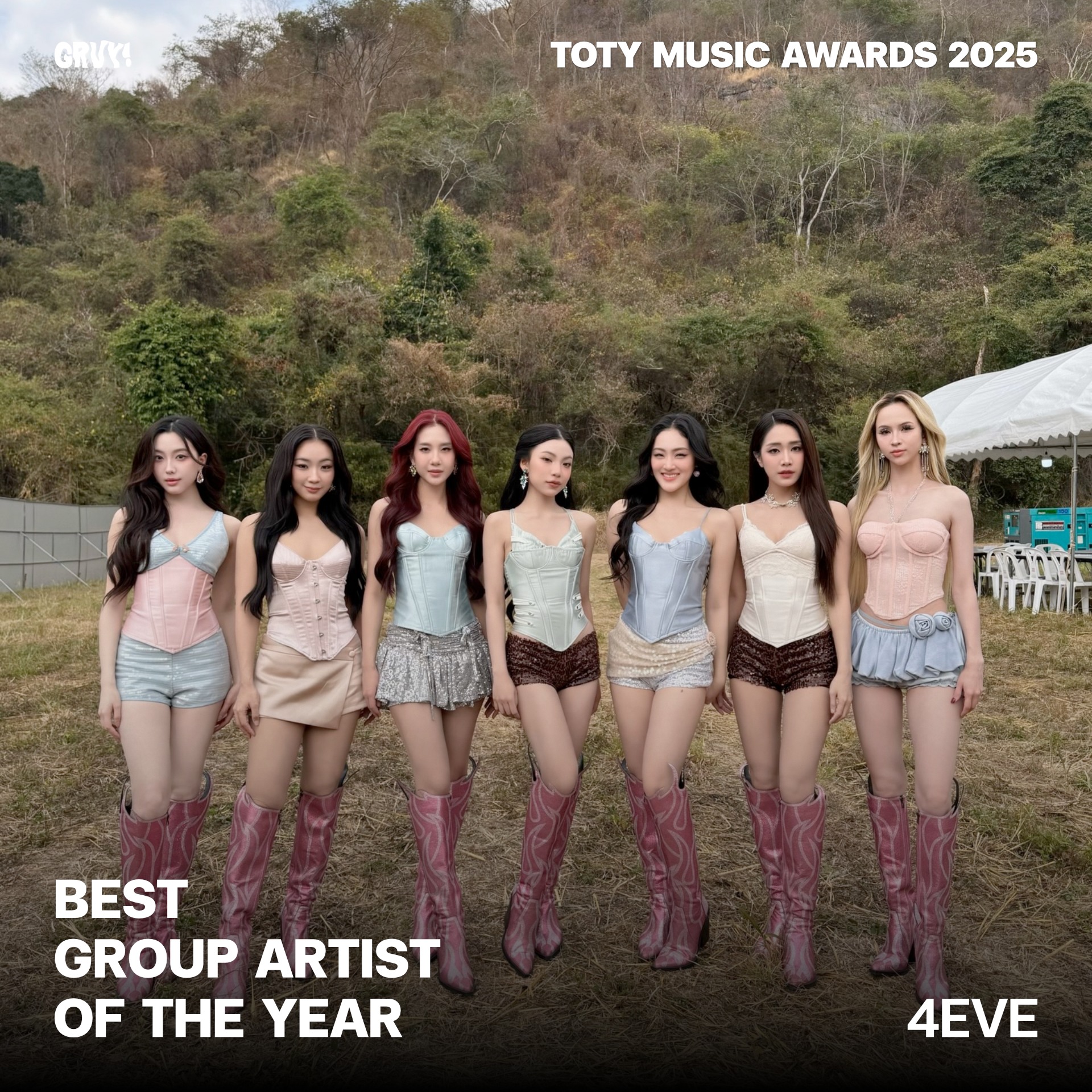 ภาพบรรยากาศ สรุปผลรางวัล TOTY MUSIC AWARDS T-POP STAGE 2025 ลำดับที่ 8